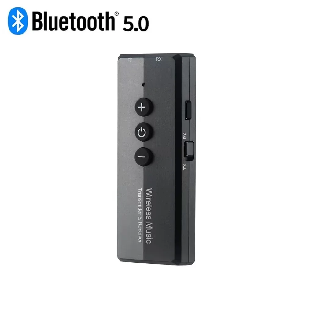 

Wireless Audio Bluetooth 5.0 Adapter Transmitter Receiver with 3.5mm Aux Cable for TV Car Stereo Laptop Phone Headphones