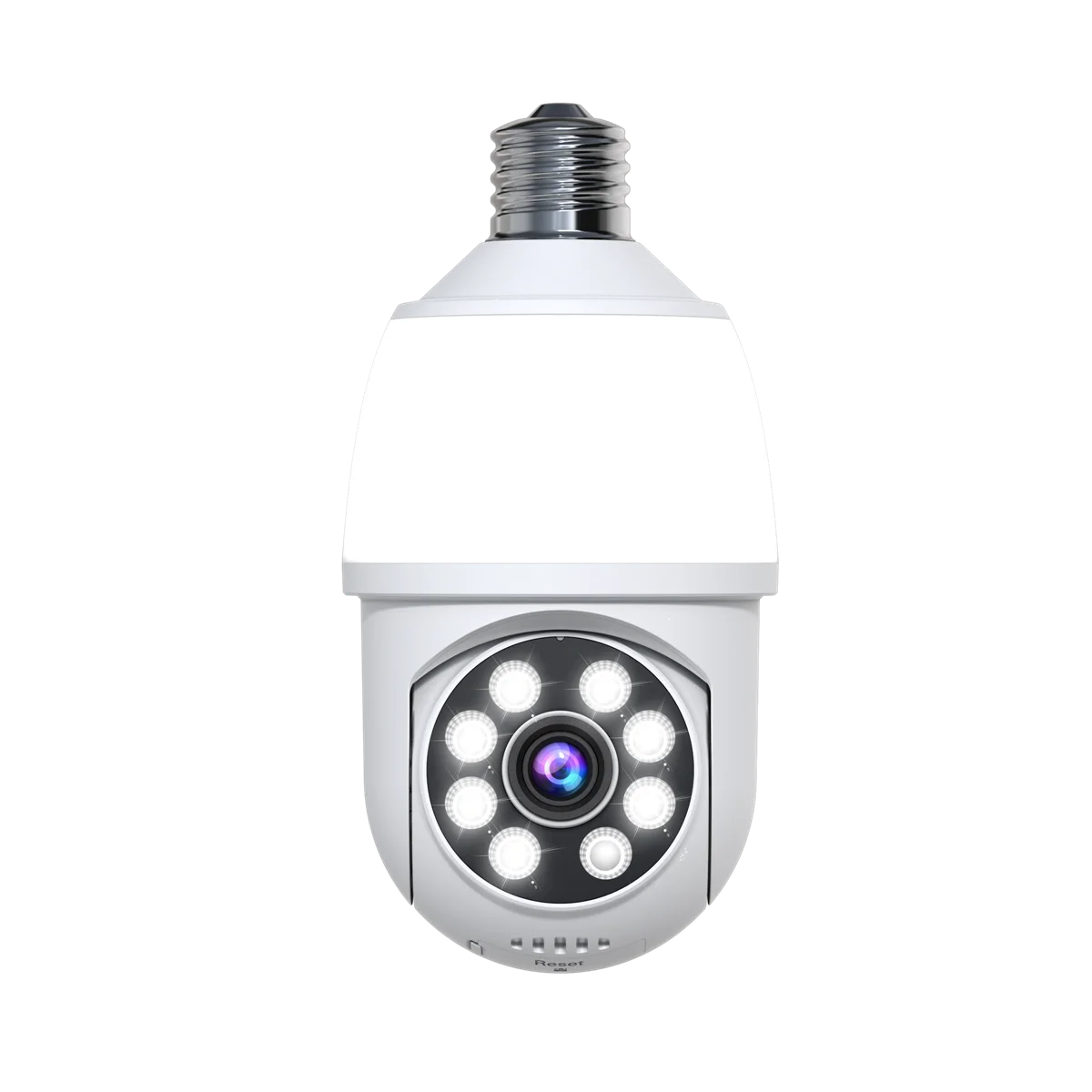 3MP 1296P ICsee APP Floodlight Full Color E27 Wireless PTZ IP Dome Camera AI Humanoid Detection Security CCTV Baby Monitor
