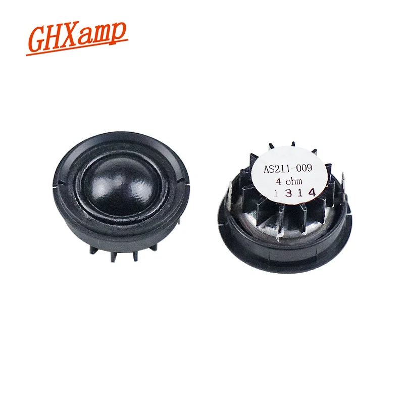 GHXAMP 40mm 4ohm 15W For Vifa Classic Oil Tight Silk Film Treble Tweeter High pitched Horn Neodymium With Aluminum Radiator 2pcs