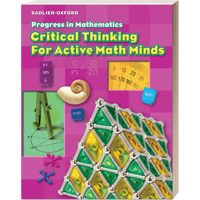 

Прогресс в математике, студенческое издание, критическое мышление для активных математических ума, класс 6 Sadlier Sadlier 9780821581360, книга