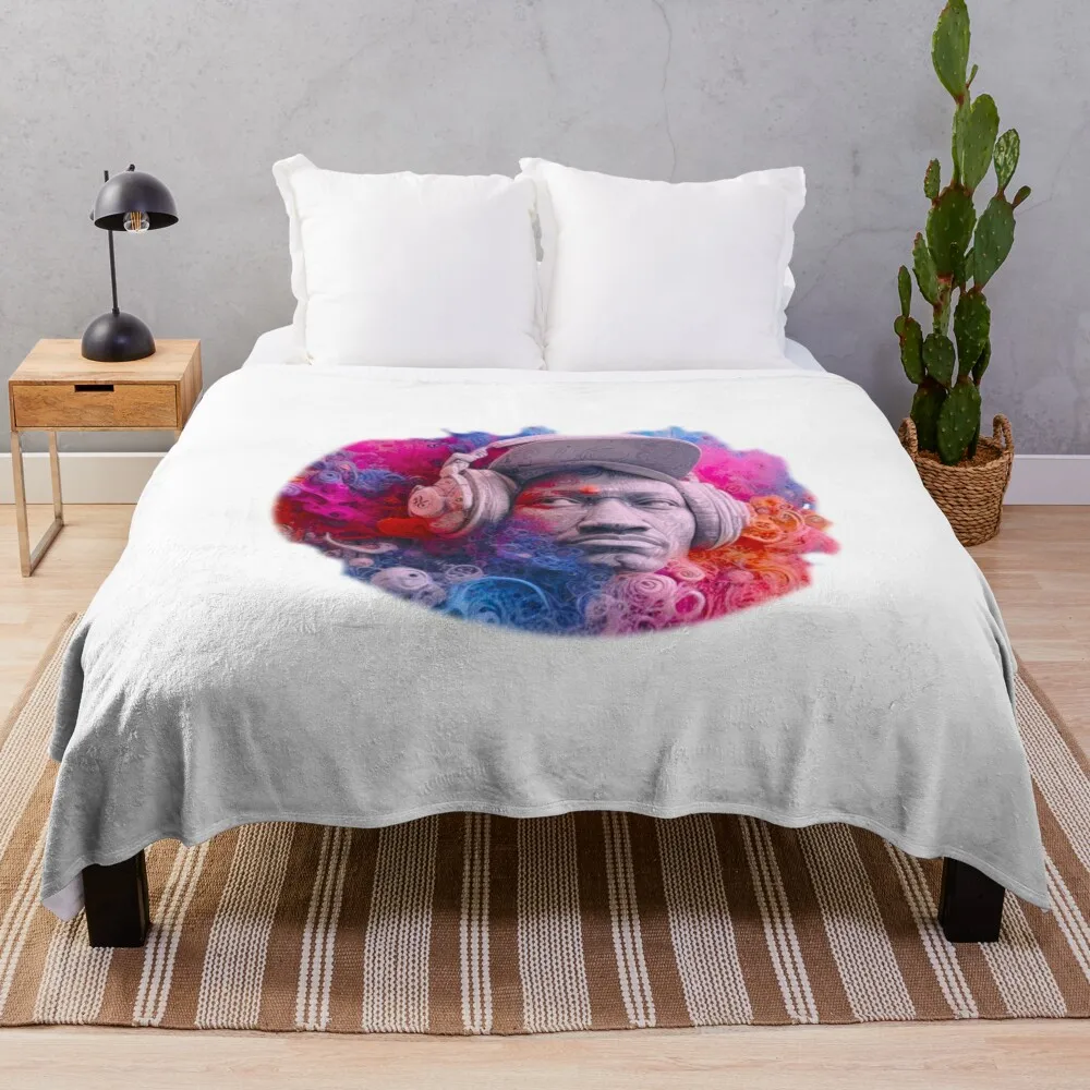 Music On My Mind Summer Warm Glow Vibe Throw Blanket heavy to sleep Travel christmas gifts Blankets