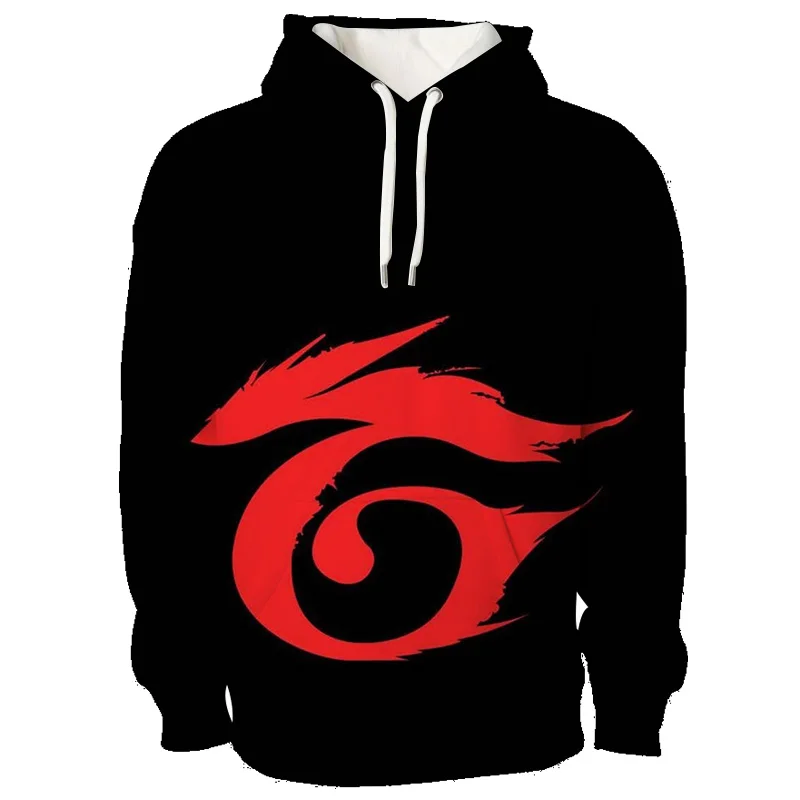 Free Fire Garena Adult Casual Hoodie Teen Comfortable Crisp Hoodied Pullover Boys Girls Sweatshirt 3D Game Print Hoodies Y2k