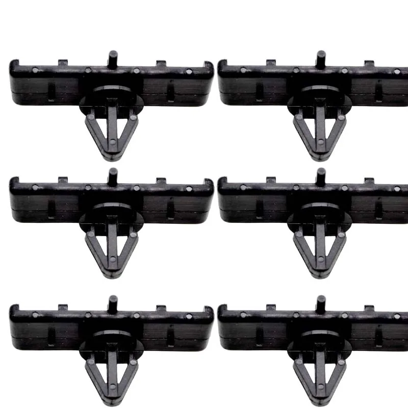10pcs Car Rocker Panel Ground Effects Molding Clip Retainer F4ZZ6310182A Fit for Ford Mustang 1995-On Black Plastic Fasten Clips