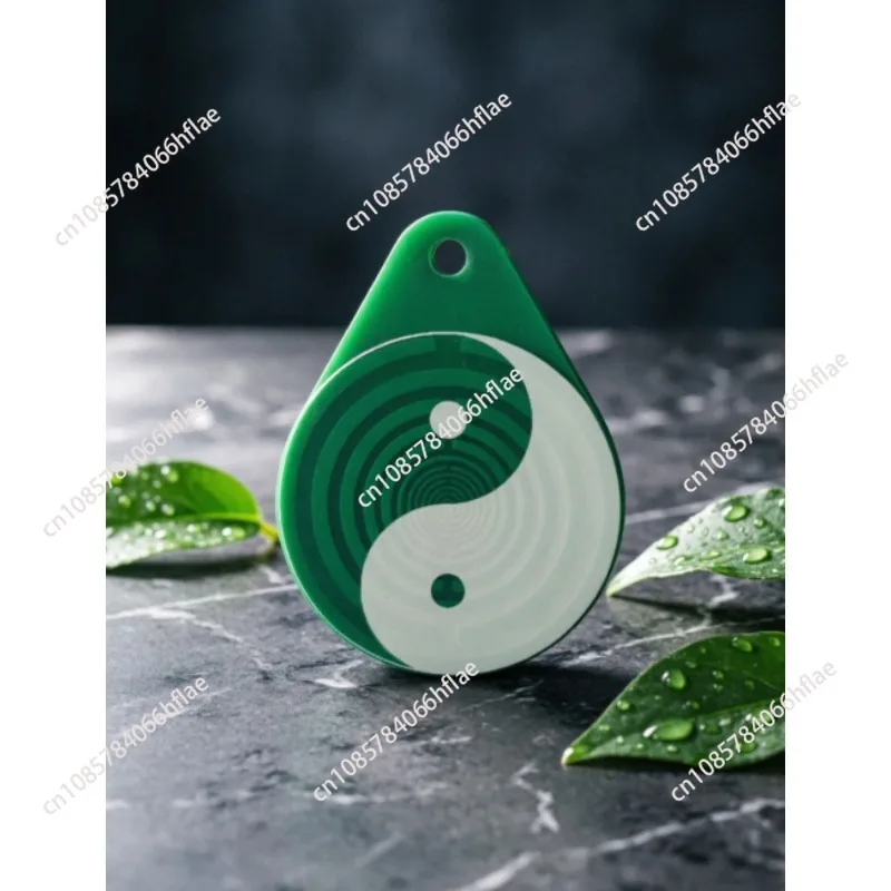 5Pcs Double-Sided Droplet Polarizing Discs, 3cm MWO Optical Multi-Wave Oscillator Antenna Pendants