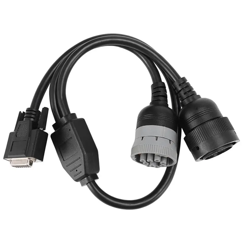 Excavator Split Connect CA3 9Pin& 14 Pin Service Cable Comm For CAT ET-3 457-6114 317-7485 Diagnostic Communication Adapter