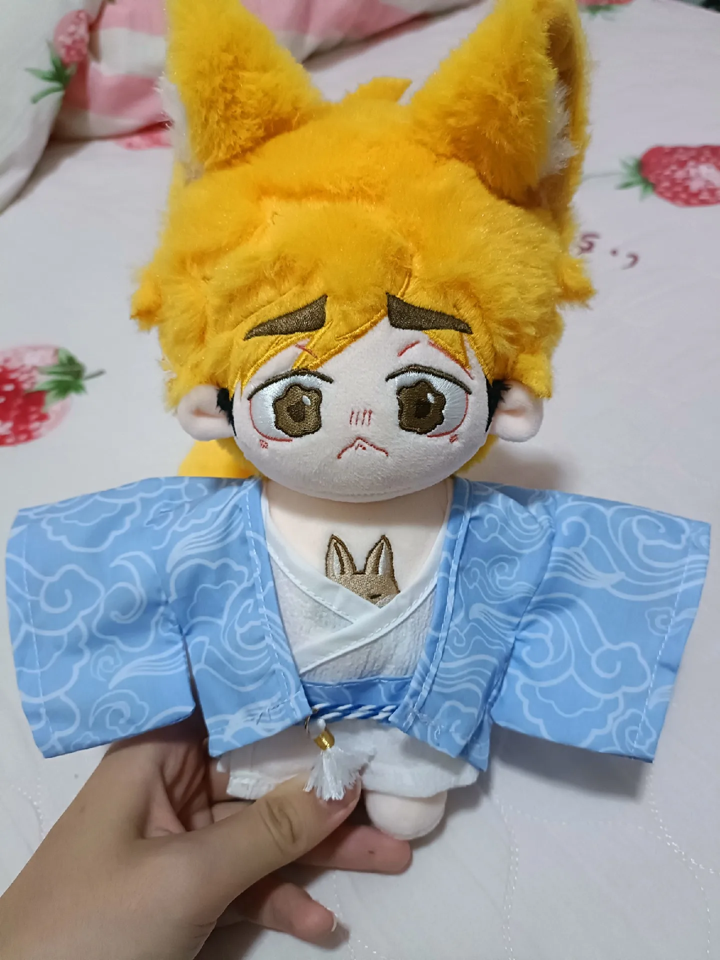 ¡Anime Haikyuu! !、Kotaro Bokuto Cosplay muñeco de peluche suave vestido de cuerpo juguetes de peluche de algodón figuras regalo 20cm