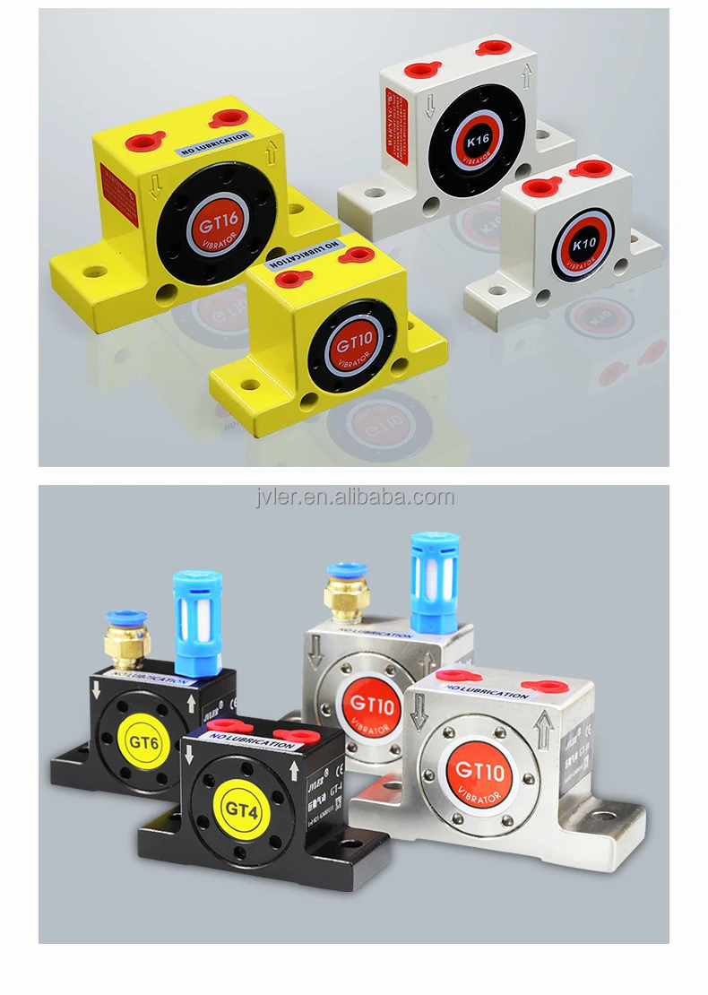 High Quality Low Noise GT Type Pneumatic Turbine Vibrator for Powder Industrial Electric Pneumatic Ball Air Vibrator for Hopper