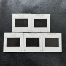 5 PCS 50X50mm Interference Diffraction Grating Set Single Double Triple Slit Round Hole Grid Optical Experimental Instrument