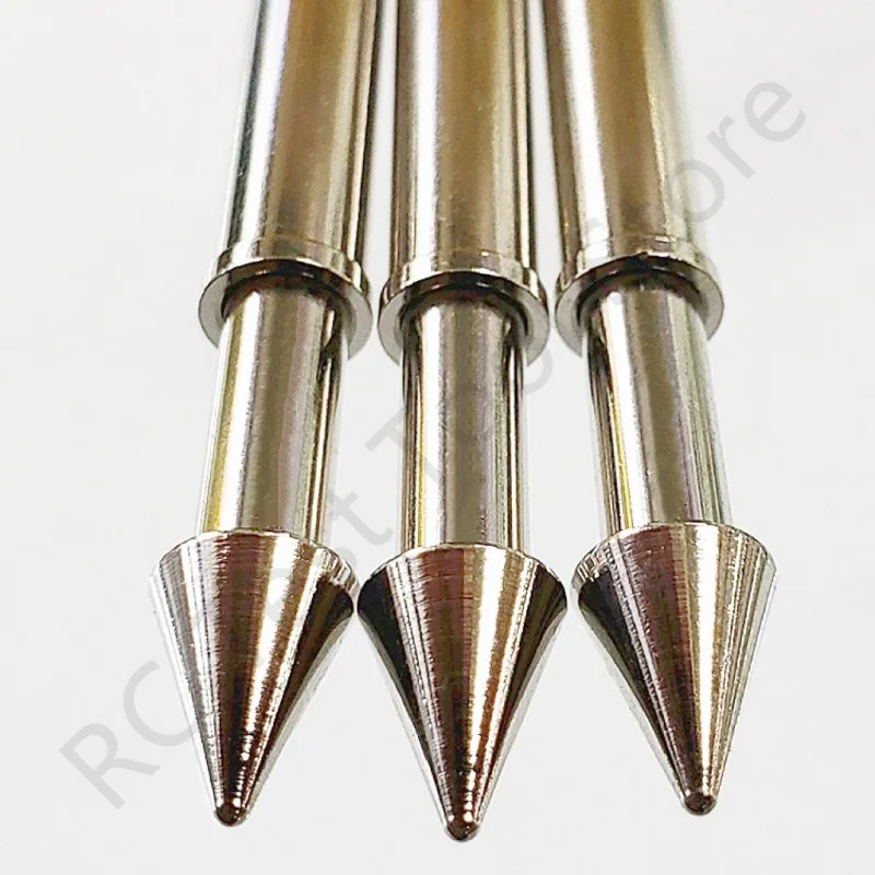 10/50PCS GP-2 UmbrellaShape Head Dia 6.0mm Spring Positioning Pin 44mm Iron Nickel Plated Test Probe PCB CircuitBoard Tool Dowel