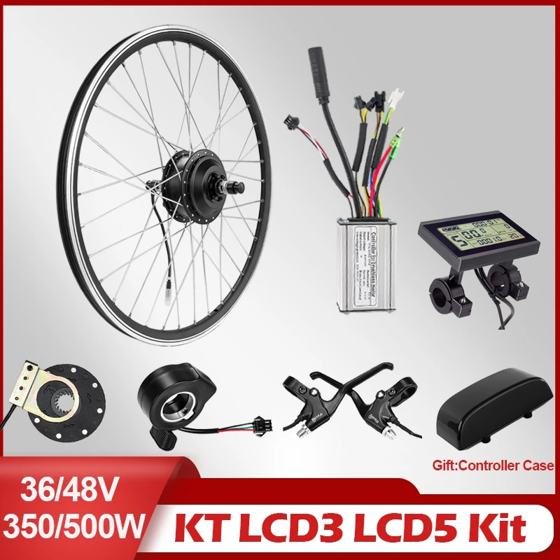 Electric Bike Front Rear Wheel Hub Motor 36V 48V 350W 500W мотор для велосипеда Electric bike Conversion Kit 20inch 26inch