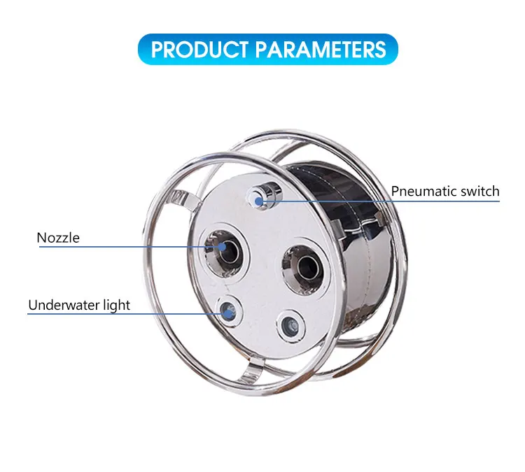 High Efficiency Swim Jet PK2000 Swimming Countercurrent Trainer Stainless Steel Pool Training Device Pool Swimming Machine