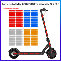 Universal Electric Scooter Reflective Sticker Set For Xiaomi M365 PRO For Ninebot Max G30 G30D Decoration Warning Driving Safety