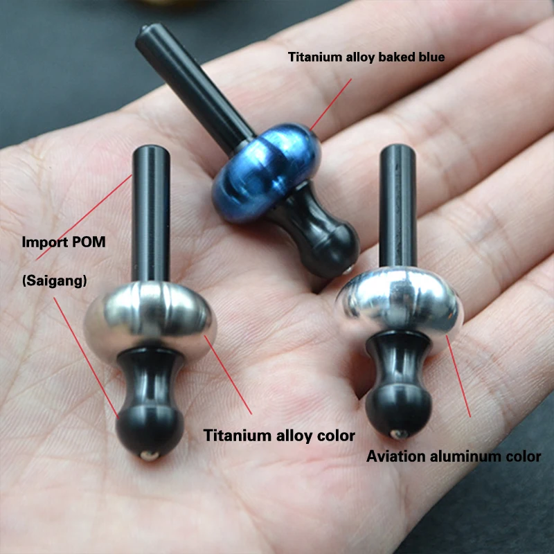 Titanium Enoki Mushroom Hand Twist Top Fidget Spinner EDC Hand Spinner Stress Relief Decompression Toy Finger Gyro Hand Spinner