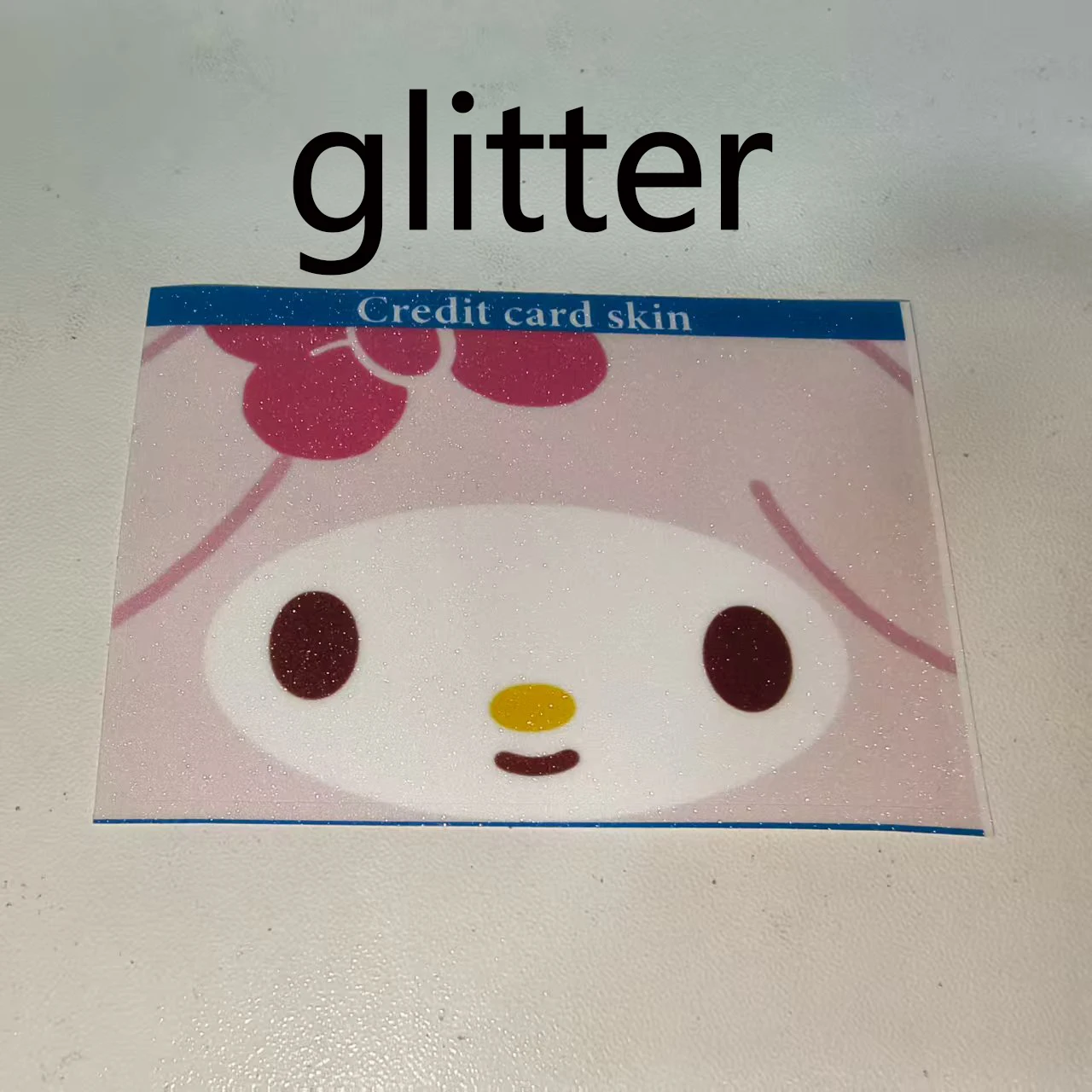 Kawaii Cinnamoroll Pochacco Kuromi My Melody Anime Diy Small Big No Chip Skin Sticker for Credit Debit Visa Card Front Film Gift