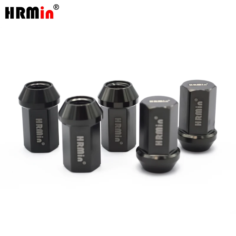 HRMin M12*1.5*35mm closed end Gr.5 titanium cone seat wheel lug nut for Toyota,Mazda,Honda,Acura,Scion,Lexus