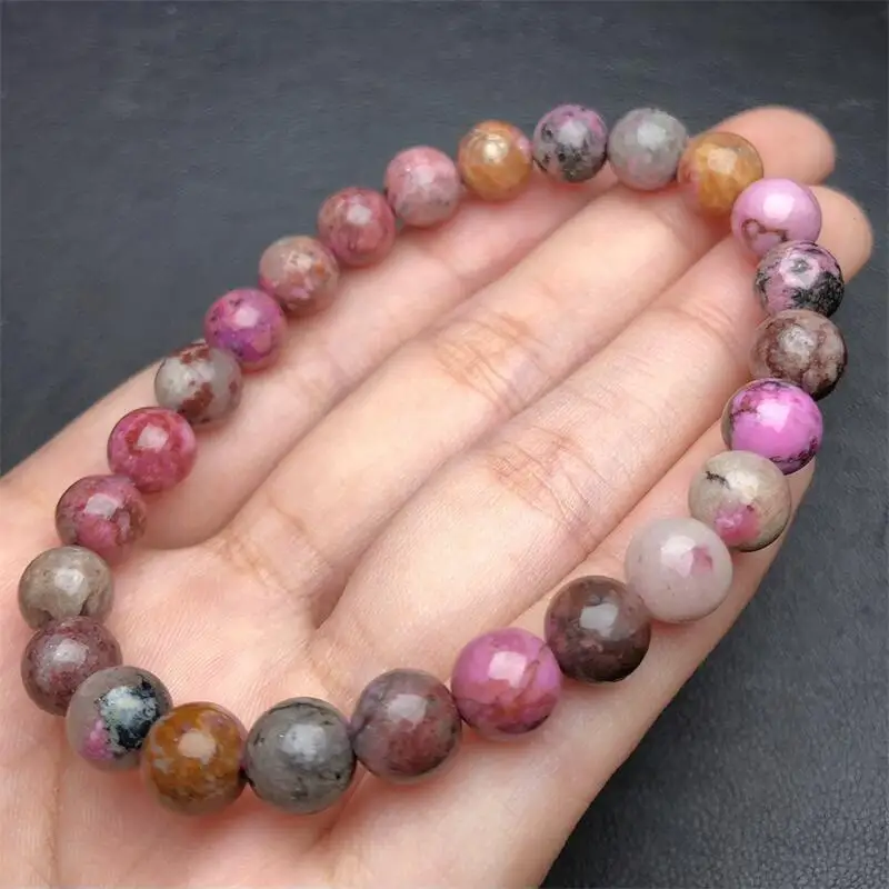 

7.5MM Natural Sugilite Mineral Specimen Bracelet For Women Men Love Gift Crystal Beads Strands Jewelry Holiday Gift 1PCS