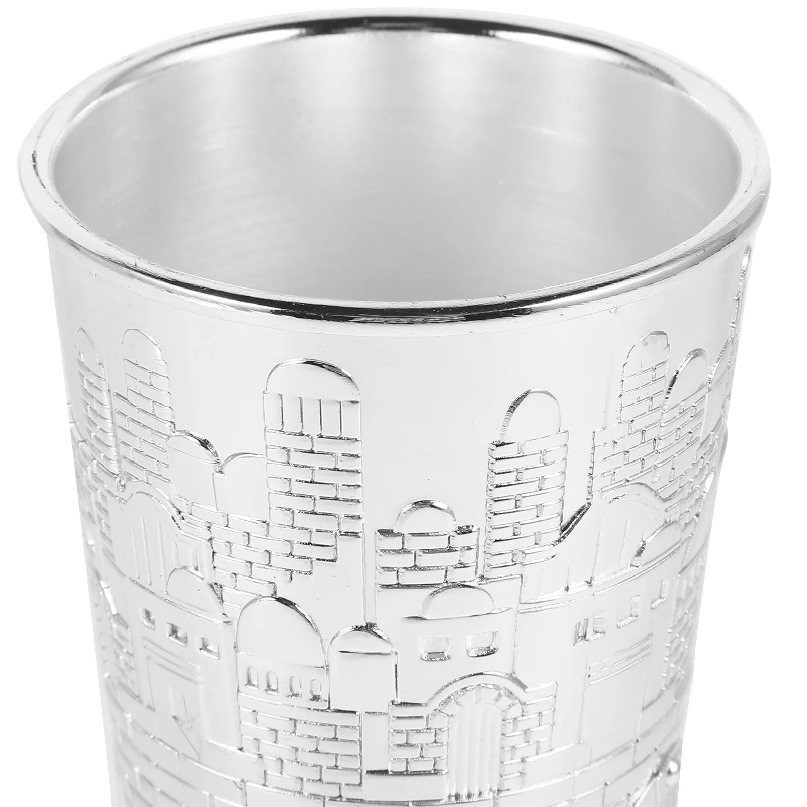 Mason Jar Cup Jewish Holy Grail Silver Tray Judaica Shabbos Cups European Style