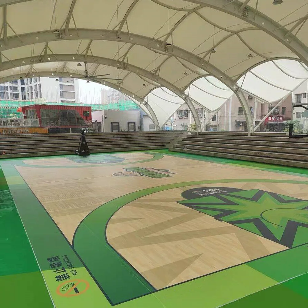 Beable-piso de PVC personalizado para cancha deportiva de baloncesto, hecho a medida para adaptarse a sus necesidades, suelo colorido de 4,5 MM, 6,0 MM y 8,0 MM de espesor