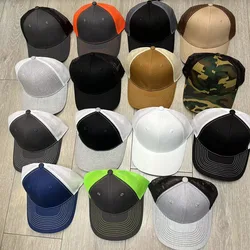 Nowa czapka typu Trucker Richardson 112, męska czapka z daszkiem Kpop z pustą siatką, czapki przeciwsłoneczne Casquette Gorras