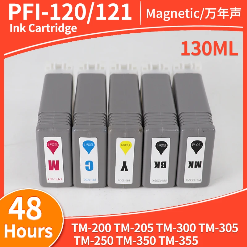 PFI-120 PFI120 PFI121M Ink Cartridge Compatible For Canon imagePROGRA  TM-200 TM-205 TM-300 TM-305 TM-250 TM-350 TM-355 Printer
