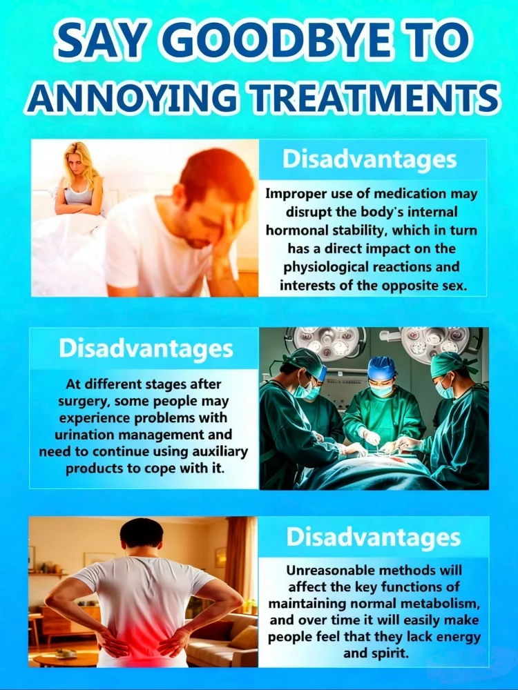 Przenośne urządzenie do pielęgnacji męskiej, inhalator do nosa, pożegnaj się z problemami z pęcherzem w ciągu 7 dni