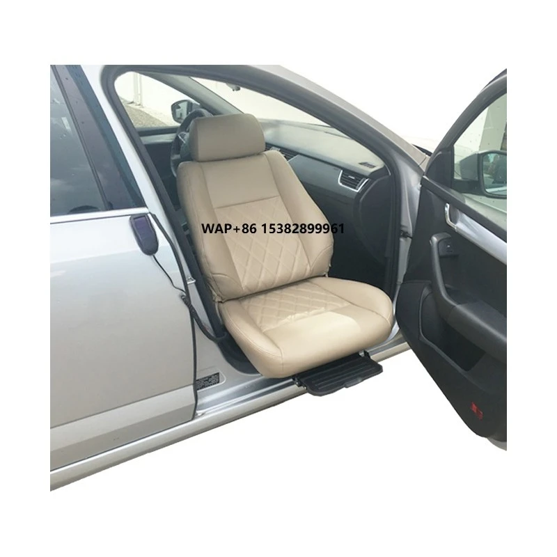 Car Electric Programmable Adjustable Leather Swivel Seat Car Rotating Lifting Seat for the Disabled Old People Capacity 150kg