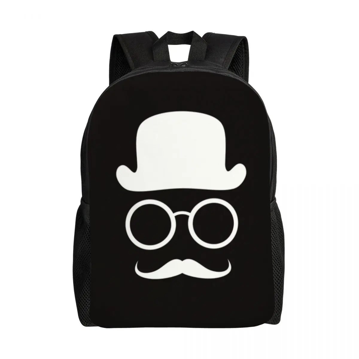 

Классические рюкзаки на заказ с усами, надписью Love My Bags, мужские и женские базовые рюкзаки для книг для колледжа, школы, с мультяшным рисунком