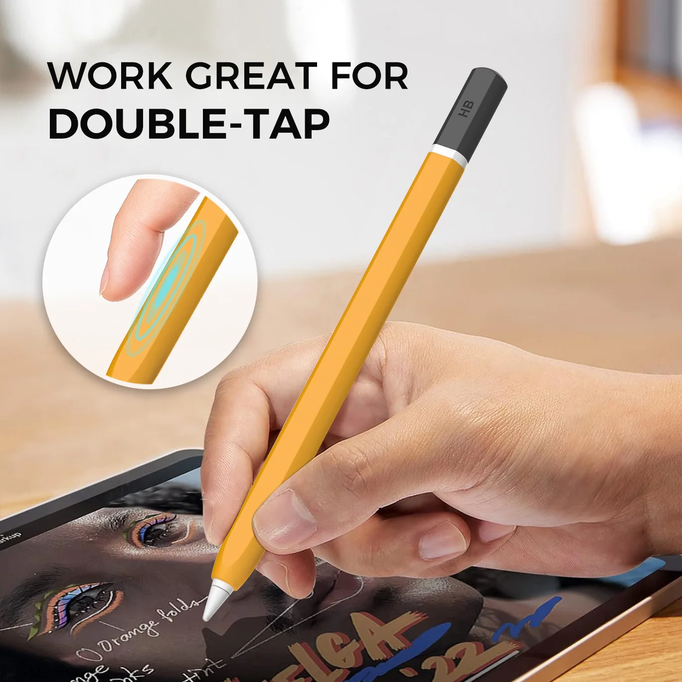 Pour Apple Pencil Pro/2e génération - Étui de protection rétro