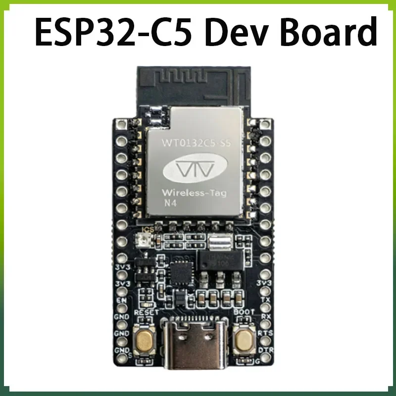ESP32 C5 Development Board WT9932C5 TINY with WT0132C5 S5 Module ESP32 C5 Chip 2.4G Wi Fi6 BLE5.0 32BIit RISCV for Free RTOS