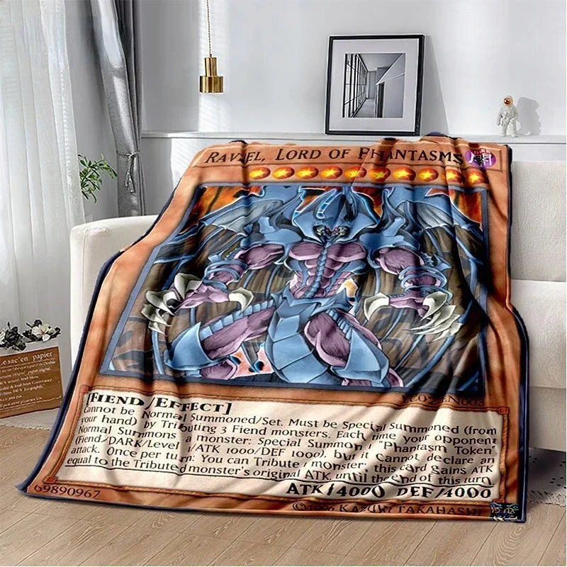Anime Yu Gi Oh Card Throw Blanket Blue Eyes White Dragon Anime Cartoon Soft  Plush Blanket Bedroom Bedspread Home Decor - AliExpress 15