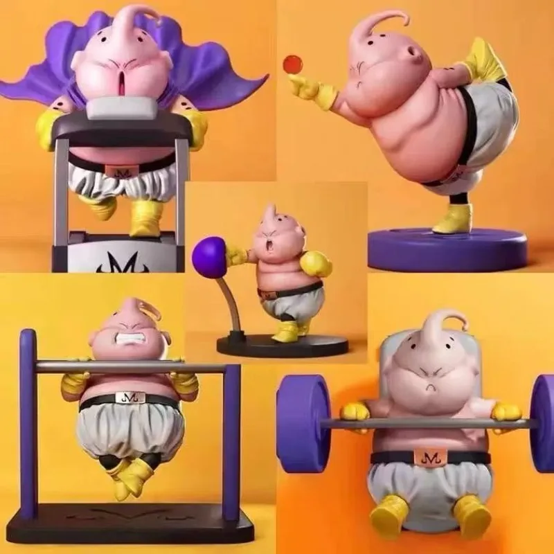 Dragon Ball Anime Perifere Figuur Magic Man Buou Gym Creatieve Cartoon Model Grappige Creatieve Trendy Figuur Ornamenten Groothandel