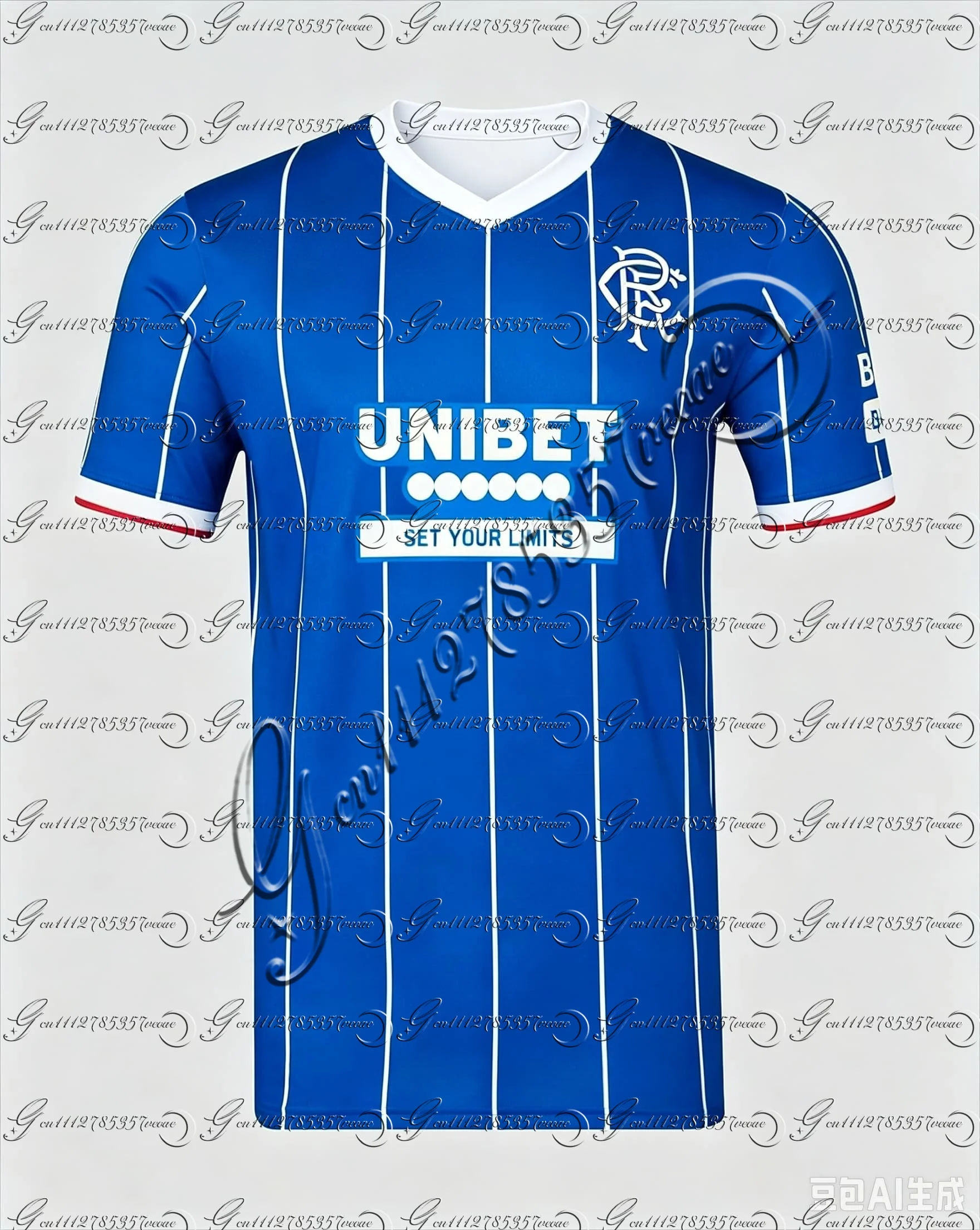 Camisola de futebol de tamanho grande do Glasgow Rangers, Escócia, 2026, de secagem rápida, ideal para desportos de verão, para homens, mulheres e crianças – modelo para combinar em família.