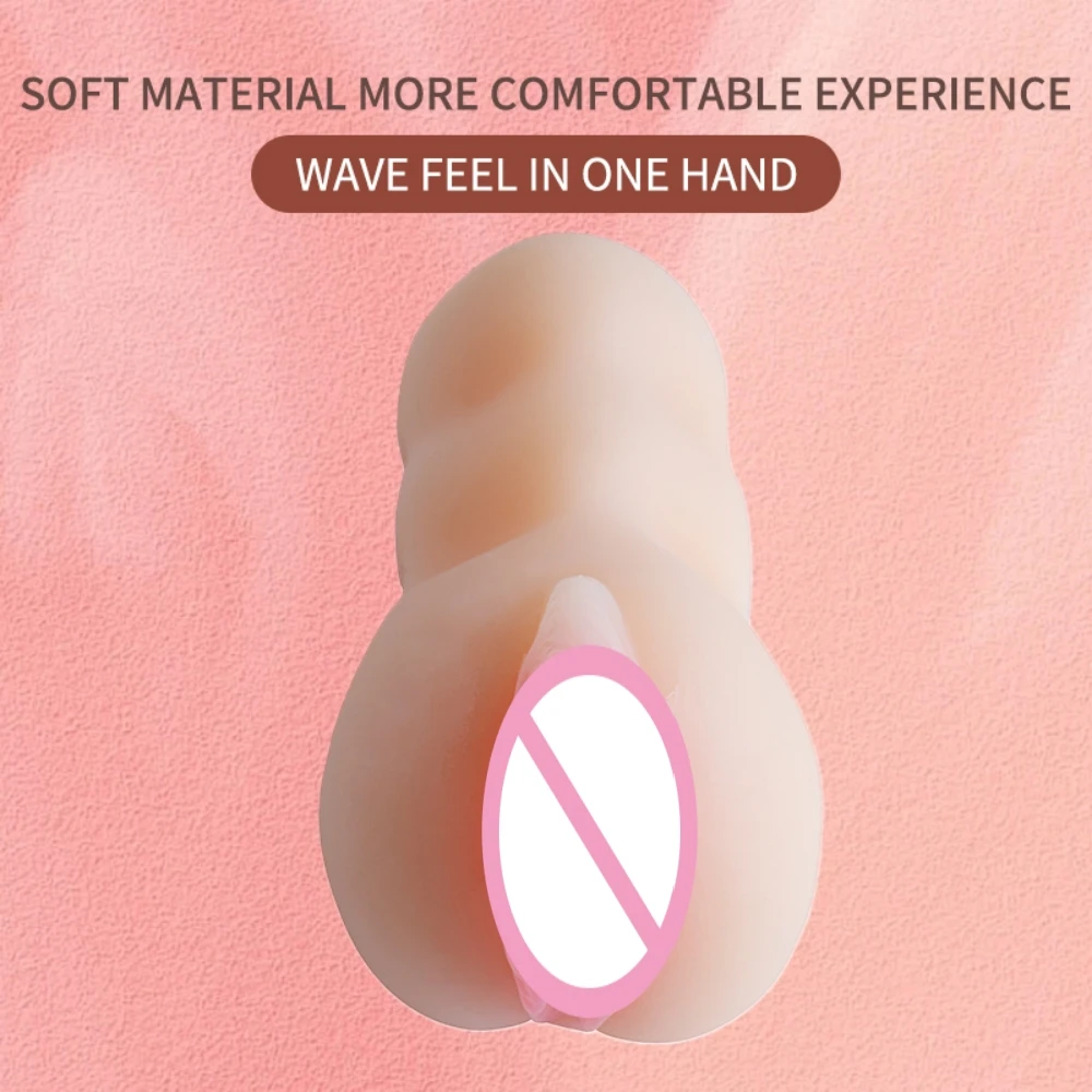 Soft Silicone Realistic Anal Artificial Pocket Pussy Male Masturbator Cup Adult Sex Toys for Men Intimate Erotic Toys