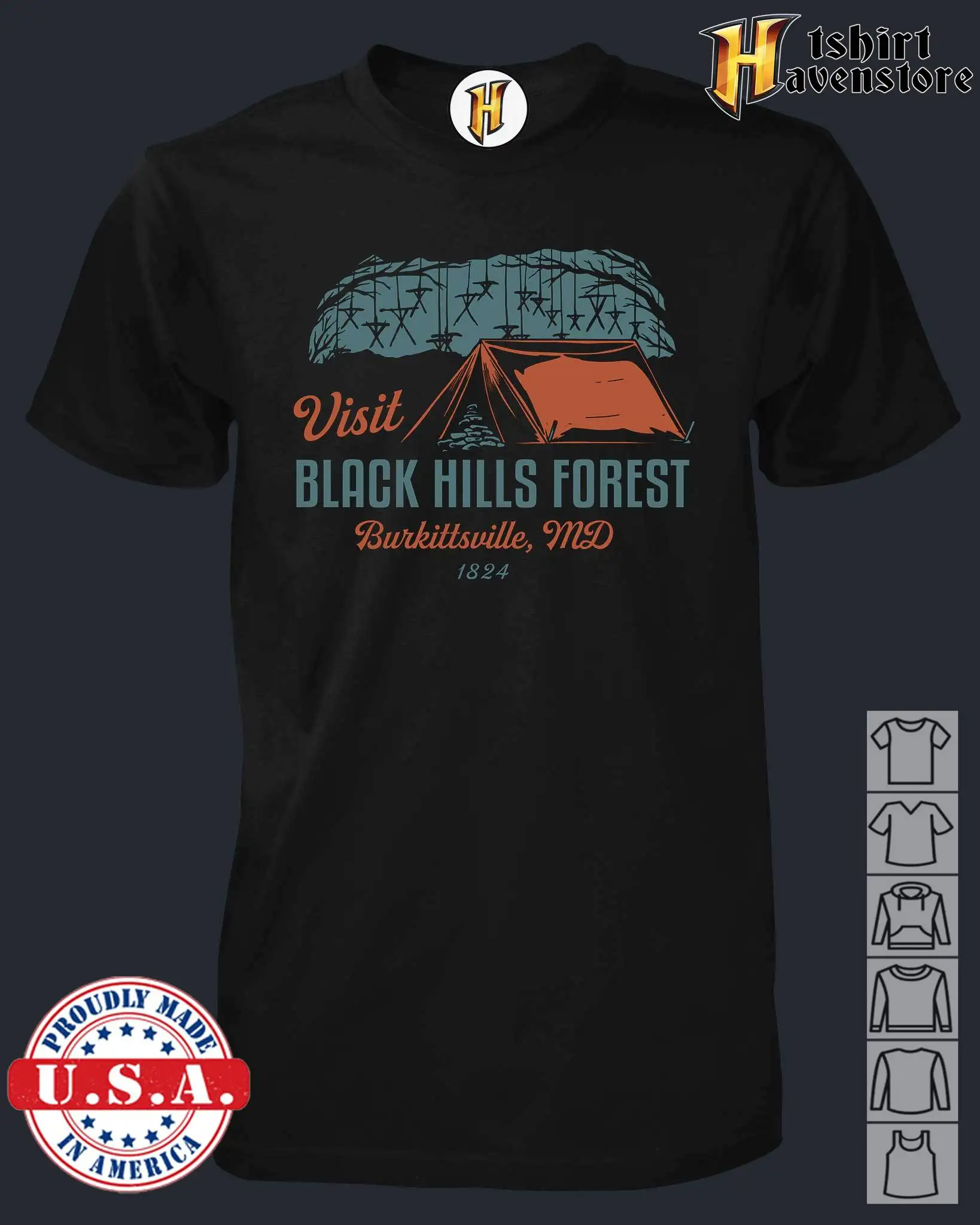 

Visit the Black Hills Forest Unisex T-Shirt