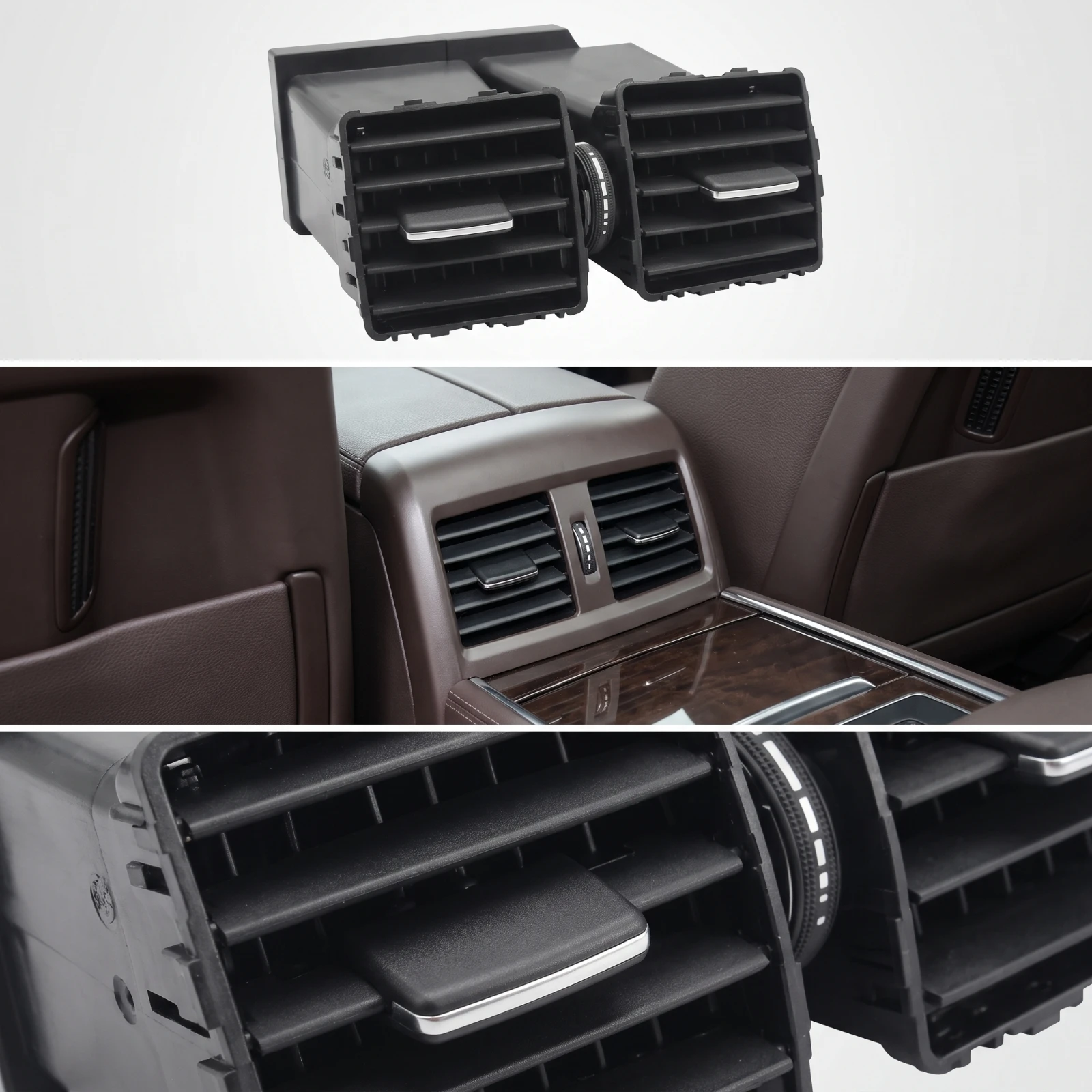 Rear Air Outlet Assembly Exact Air Circulation Rear Center Console Vent Air Outlet Vent Frame Assembly Balanced Quiet