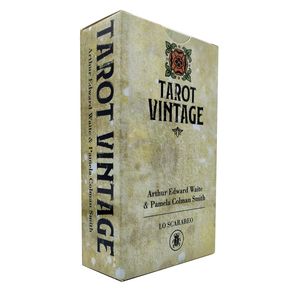 Tarot Divination Vintage Cards with Guide Book Divination antiqued look for readers who want a more historical feel