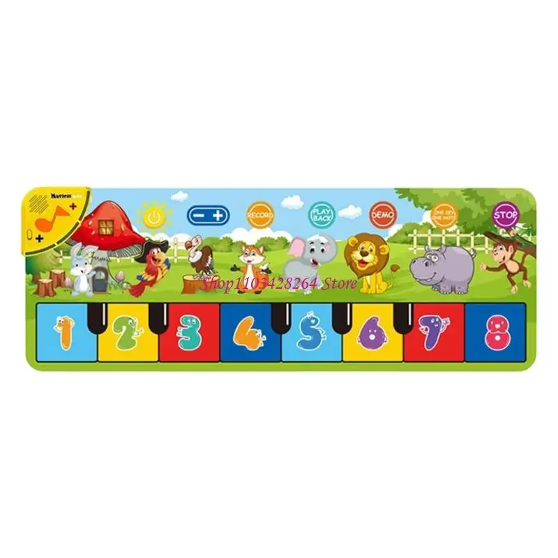  Multifunctional Infant Piano Mat Music Instrument Toy for Baby Safe Crawling To Support Physical And Mental Development