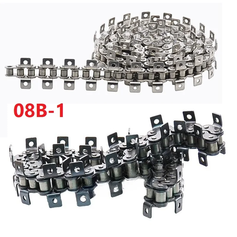 

1,5 метра 08B короткая роликовая цепь с двойным изгибом, прямой промышленный привод, однорядный для повышенной эффективности