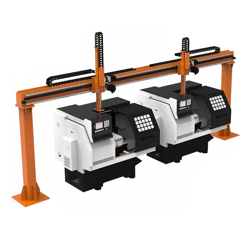 Robot Linear Guide Slide Motion System for CNC Loading and Unloading