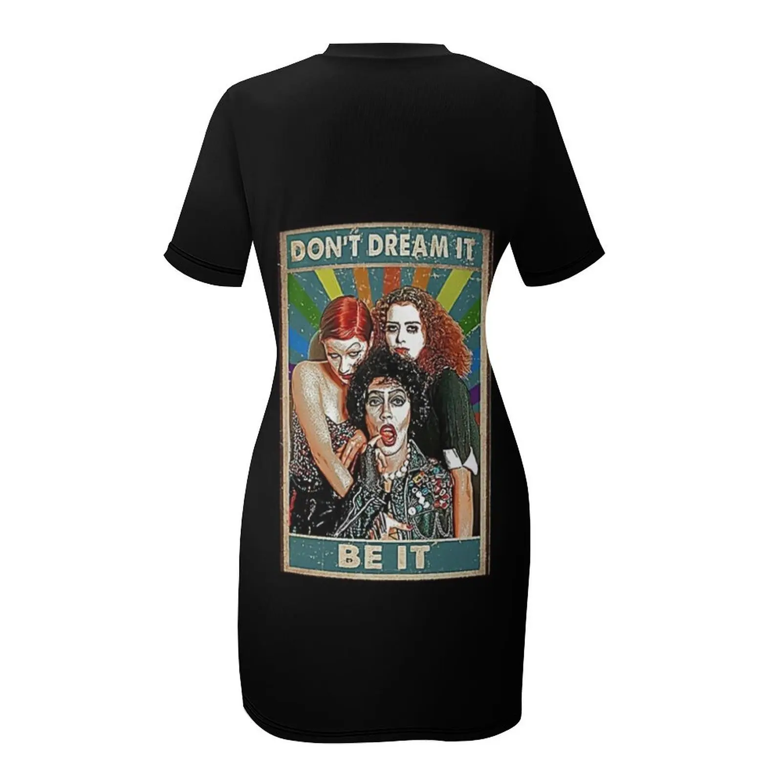 Don't Dream It Be It T-shirt Abito a maniche corte abiti estivi per donna Abiti da cocktail Abito da ballo Abito dalla fasciatura Abito