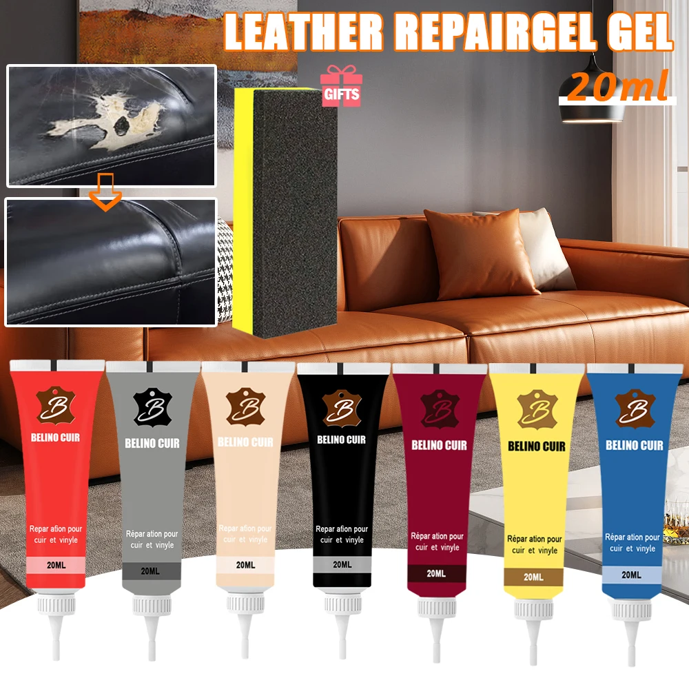 New Leather Finish Car Leather Repair Gel Car Seat Leather Complementary Refurbishing Cream Paint For Car Maintenance Paste