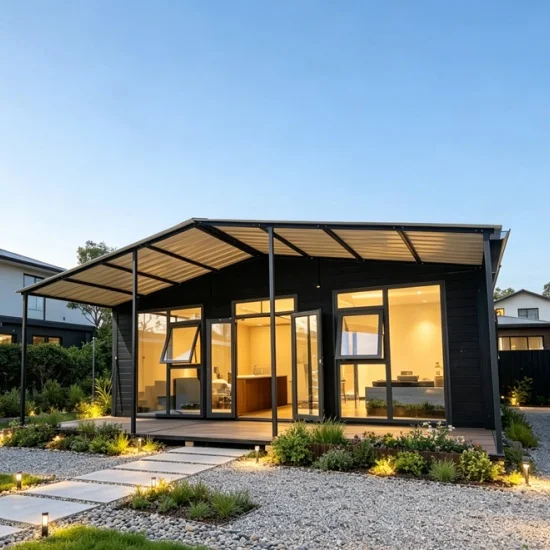 Prefab Container House 20/30/40ft Modern Design Hurricane Proof Steel Sandwich Panel China Prefabricated Homes