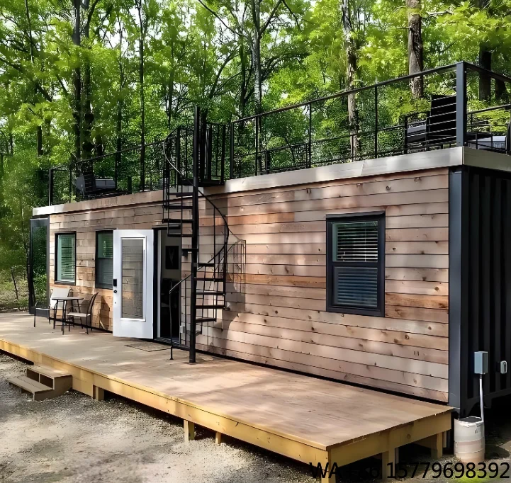 Movable Outdoor Steel Structure Container Houses Modern Design 2-Year Warranty for Scenic Spots Homestays Villa Expansion Boxes