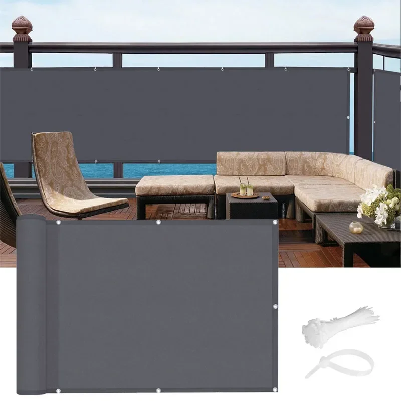 

1 шт., солнцезащитная сетка для балкона, сетка для конфиденциальности, затенение летних суккулентов, садовое покрытие для бассейна, терраса, сетка для навеса автомобиля