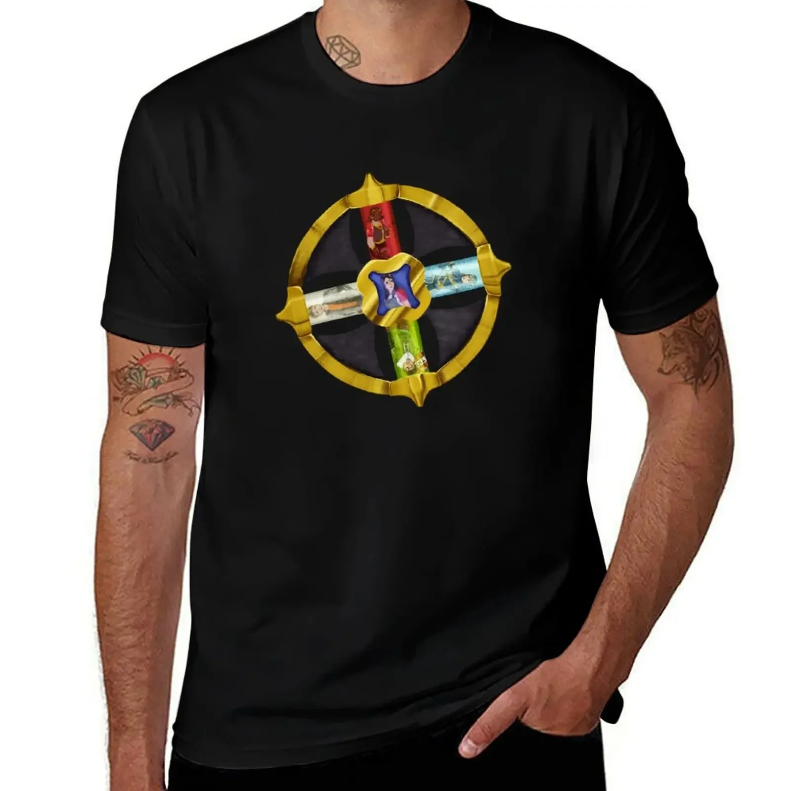 The New Order of the Stone - Yellow/Gold Hairclip Jesse T-Shirt anime tshirt graphics cute tops men t shirt