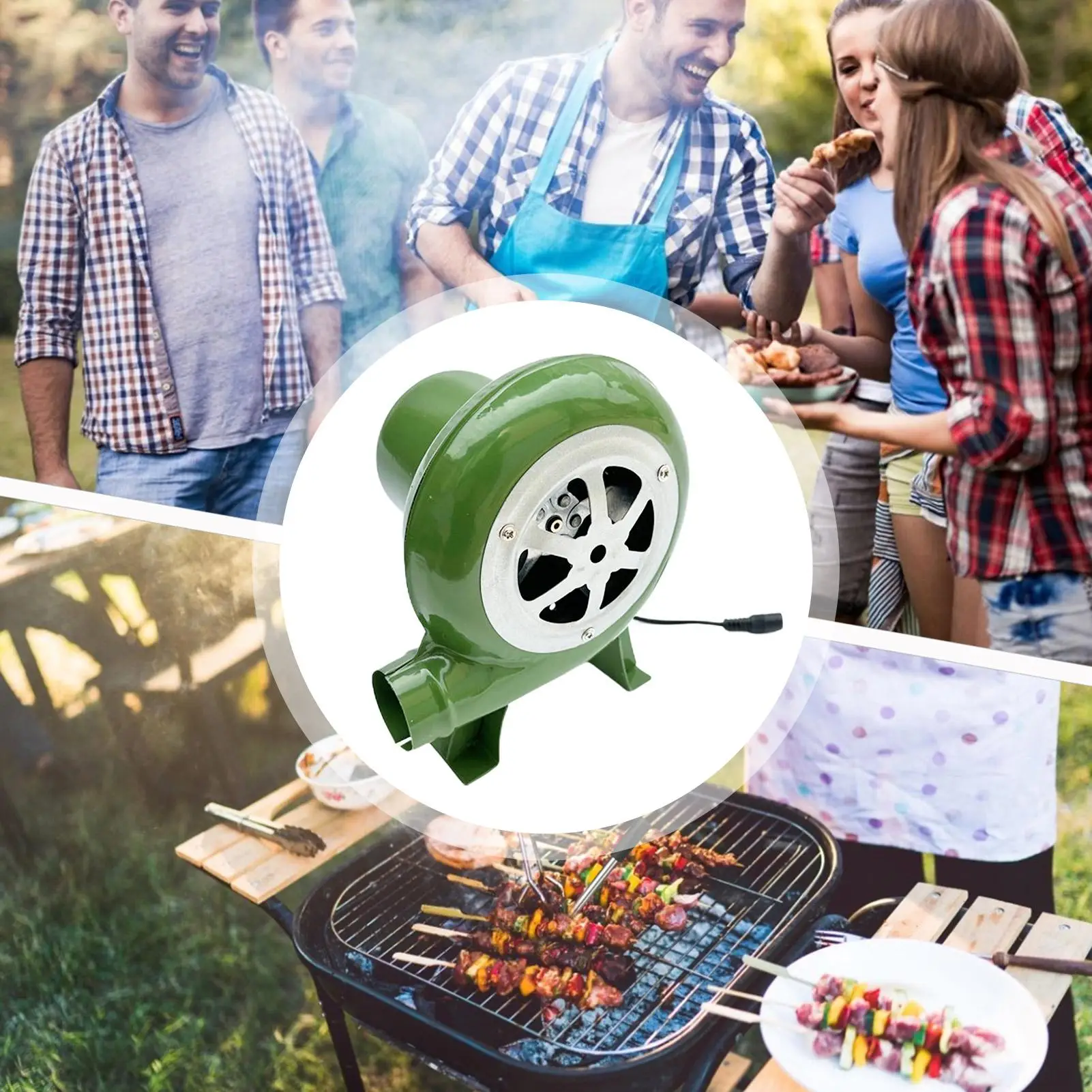 12 فولت مروحة نفخ كهربائية شواء مروحة 100 فولت 240 فولت مناسبة للشواء منفاخ الحداد الصغير مع محول السرعة 30 واط/40 واط/60 واط/80 واط