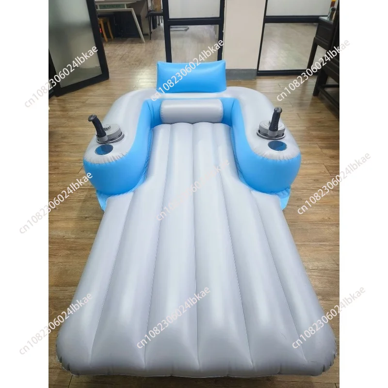 Inflatable Automatic Floating Row Built-in Propulsion Motor Rings Outdoor Swimming Pool Water Foldable Backrest Motor Lounge 3