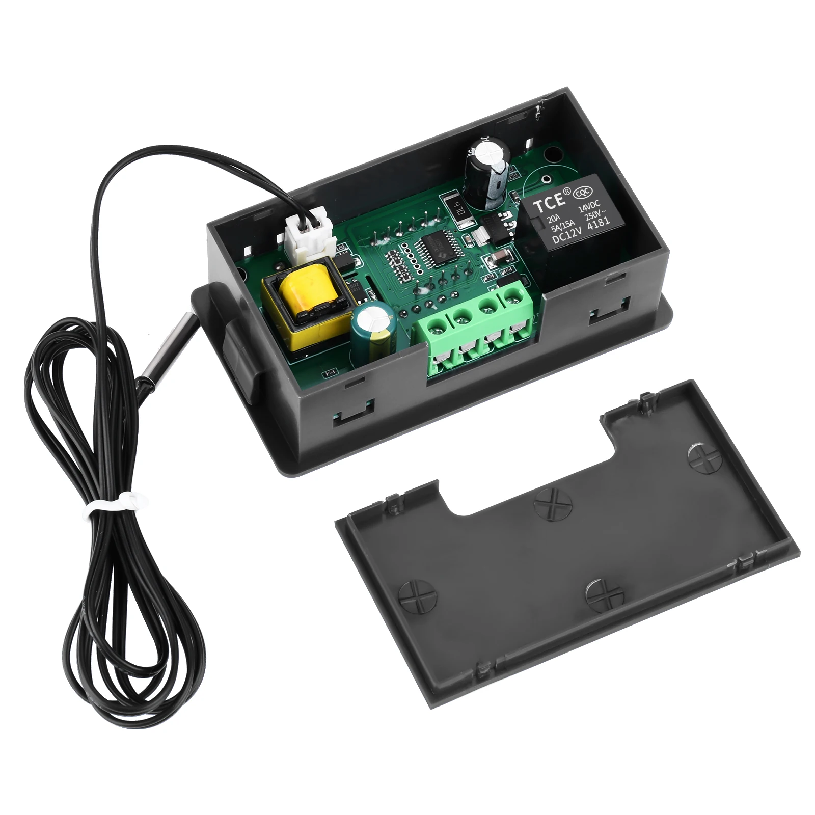 Voktta DC 12V 24V AC 110V 220V W3230 Regolatore di Temperatura Termostato Digitale LED Diaplay Sensore NTC Interruttore di Controllo della Temperatura