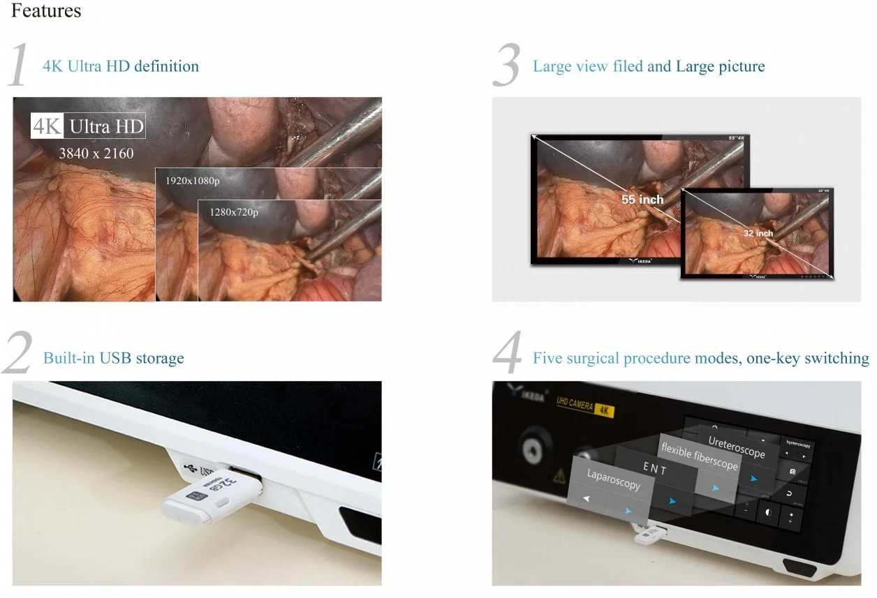 IKEDA YKD-9210 4K UHD Endoscopy Camera System