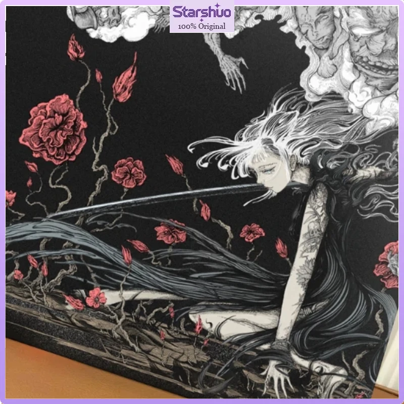 ATOM Upgraded 5.0 Micro Etched Tempered Glass Gaming Mouse Pad Professional FPS Mat Non-Photovoltaic Precise Tracking PC E-Sport